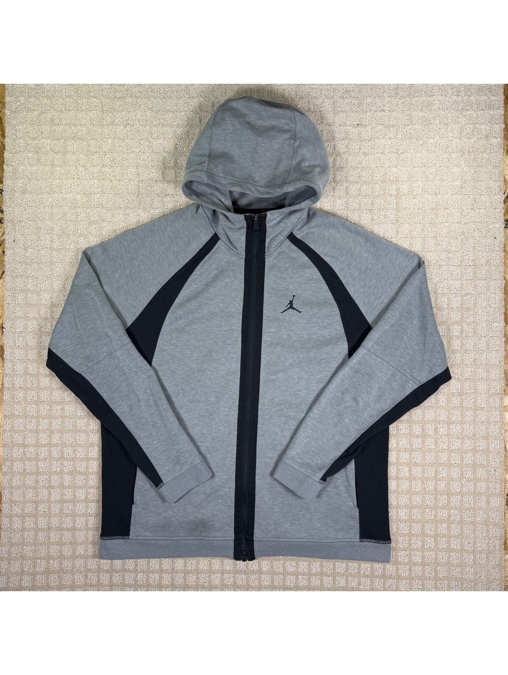 Jordan Full Zip Hoodie Grey Xl